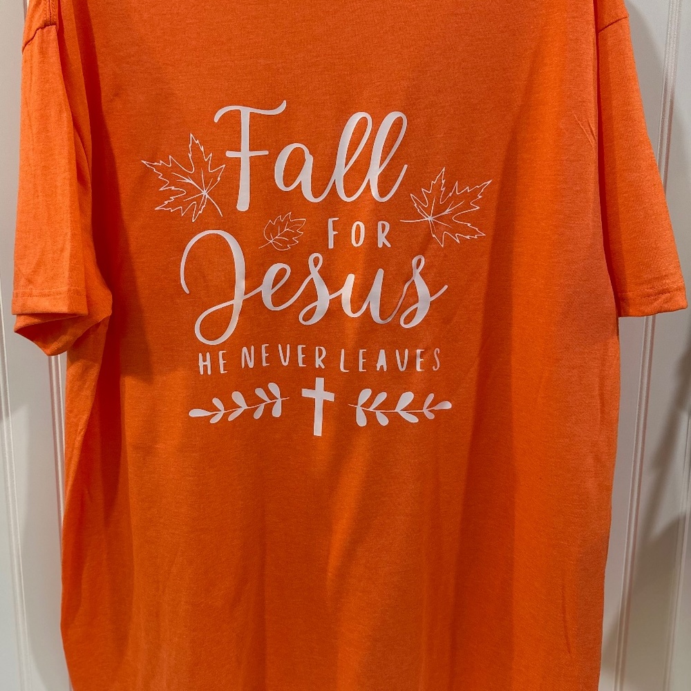 Fall for Jesus t shirt